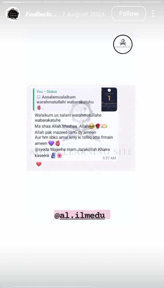 WhatsApp Student Feedback