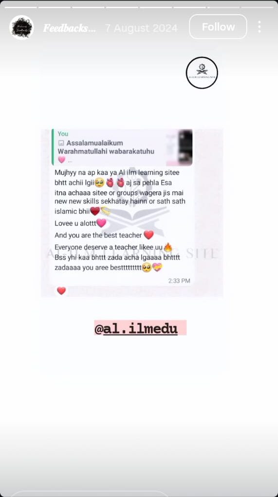 WhatsApp Student Feedback