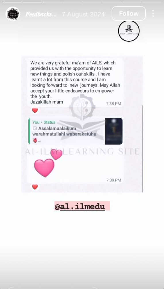 WhatsApp Student Feedback